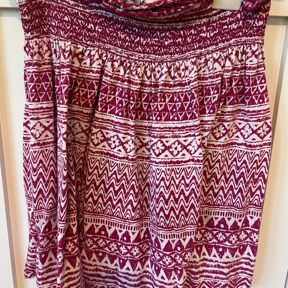 Epic Threads maroon and white girls size large skirt